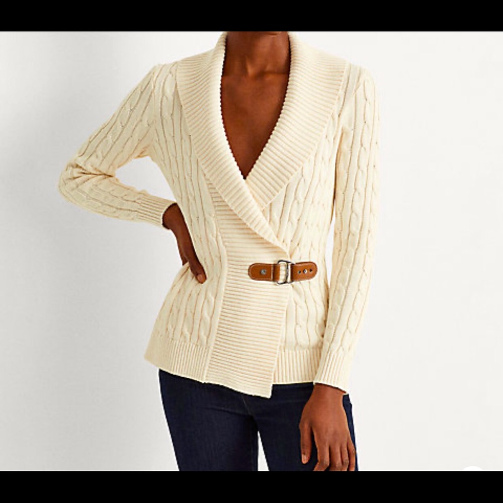 Cream Ralph Lauren Sweater